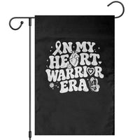CHD Heart Disease Awareness Garden Flag In My Heart Warrior Era