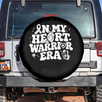 CHD Heart Disease Awareness Spare Tire Cover In My Heart Warrior Era