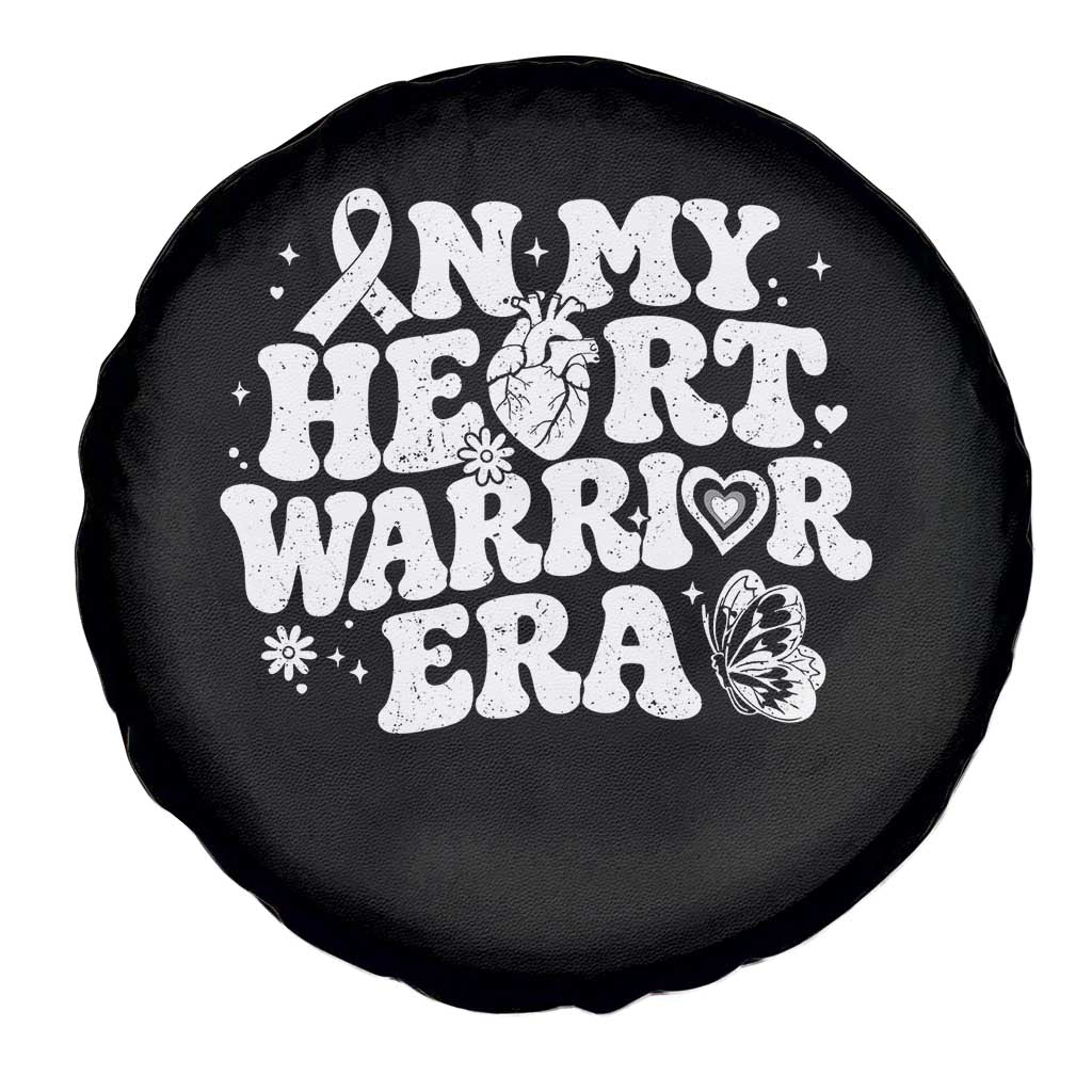 CHD Heart Disease Awareness Spare Tire Cover In My Heart Warrior Era