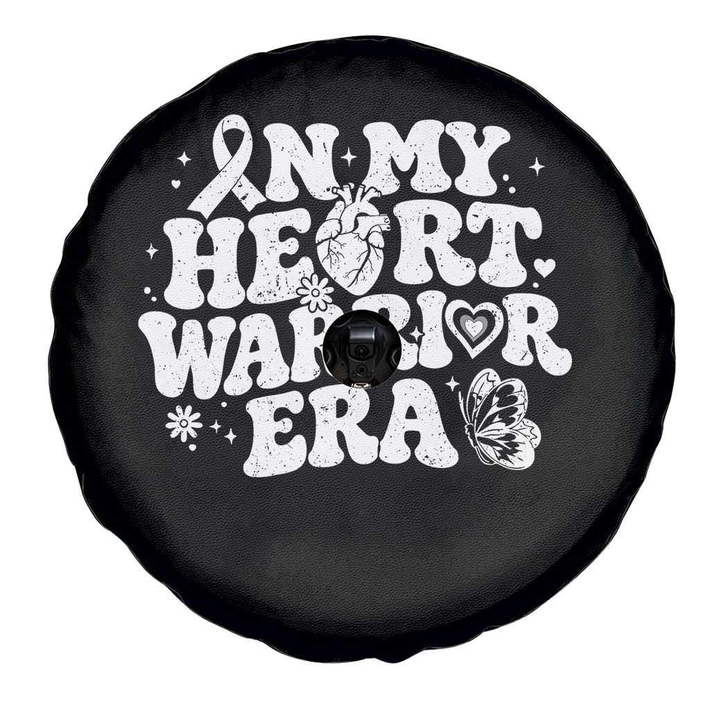 CHD Heart Disease Awareness Spare Tire Cover In My Heart Warrior Era