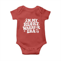 CHD Heart Disease Awareness Baby Onesie In My Heart Warrior Era