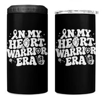 CHD Heart Disease Awareness 4 in 1 Can Cooler Tumbler In My Heart Warrior Era