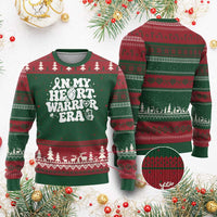 CHD Heart Disease Awareness Ugly Christmas Sweater In My Heart Warrior Era