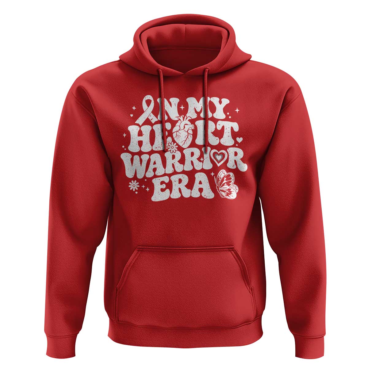 CHD Heart Disease Awareness Hoodie In My Heart Warrior Era