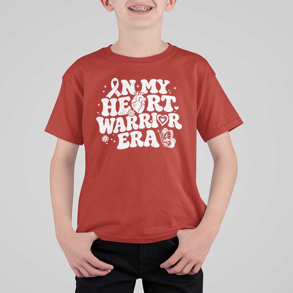 CHD Heart Disease Awareness T Shirt For Kid In My Heart Warrior Era