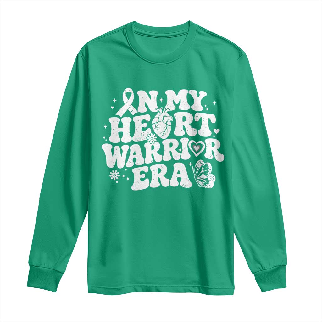 CHD Heart Disease Awareness Long Sleeve Shirt In My Heart Warrior Era