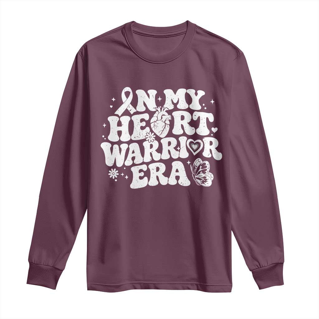 CHD Heart Disease Awareness Long Sleeve Shirt In My Heart Warrior Era
