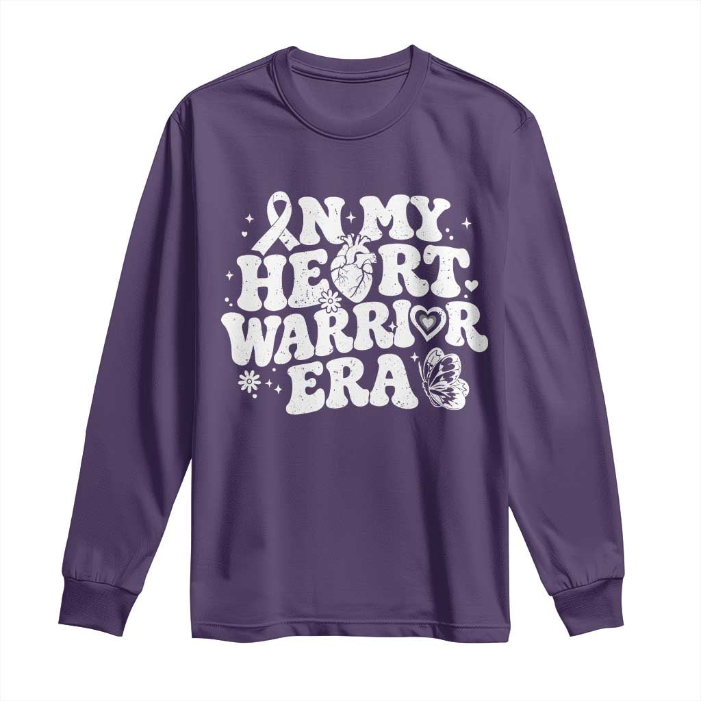 CHD Heart Disease Awareness Long Sleeve Shirt In My Heart Warrior Era