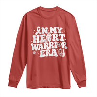 CHD Heart Disease Awareness Long Sleeve Shirt In My Heart Warrior Era