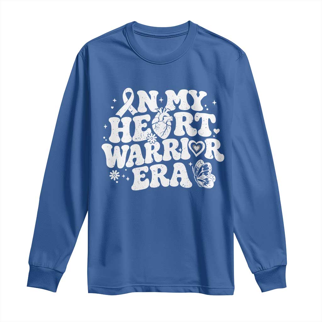CHD Heart Disease Awareness Long Sleeve Shirt In My Heart Warrior Era