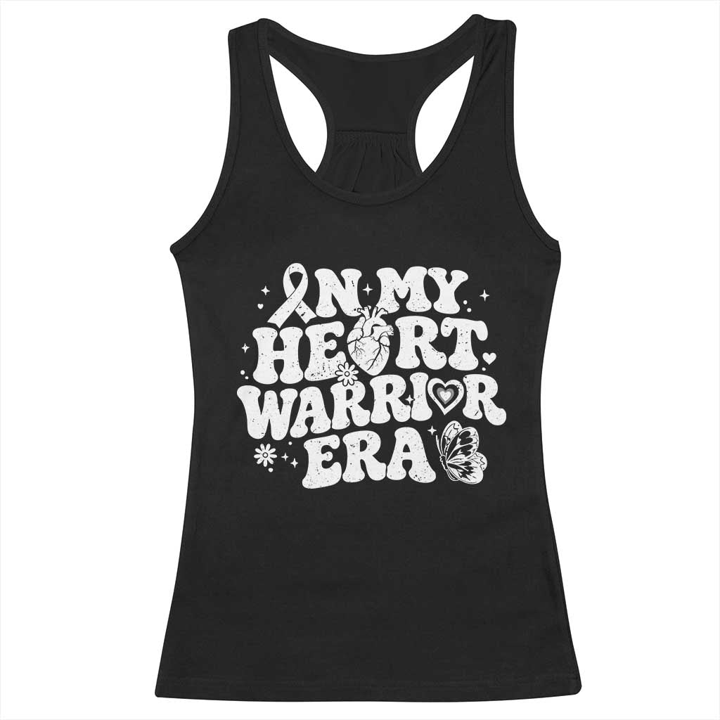 CHD Heart Disease Awareness Racerback Tank Top In My Heart Warrior Era