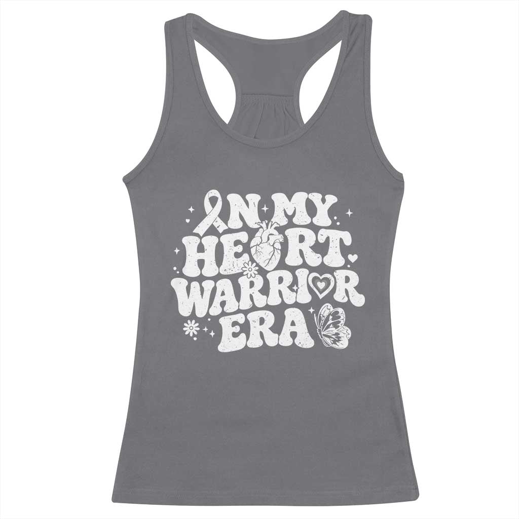 CHD Heart Disease Awareness Racerback Tank Top In My Heart Warrior Era