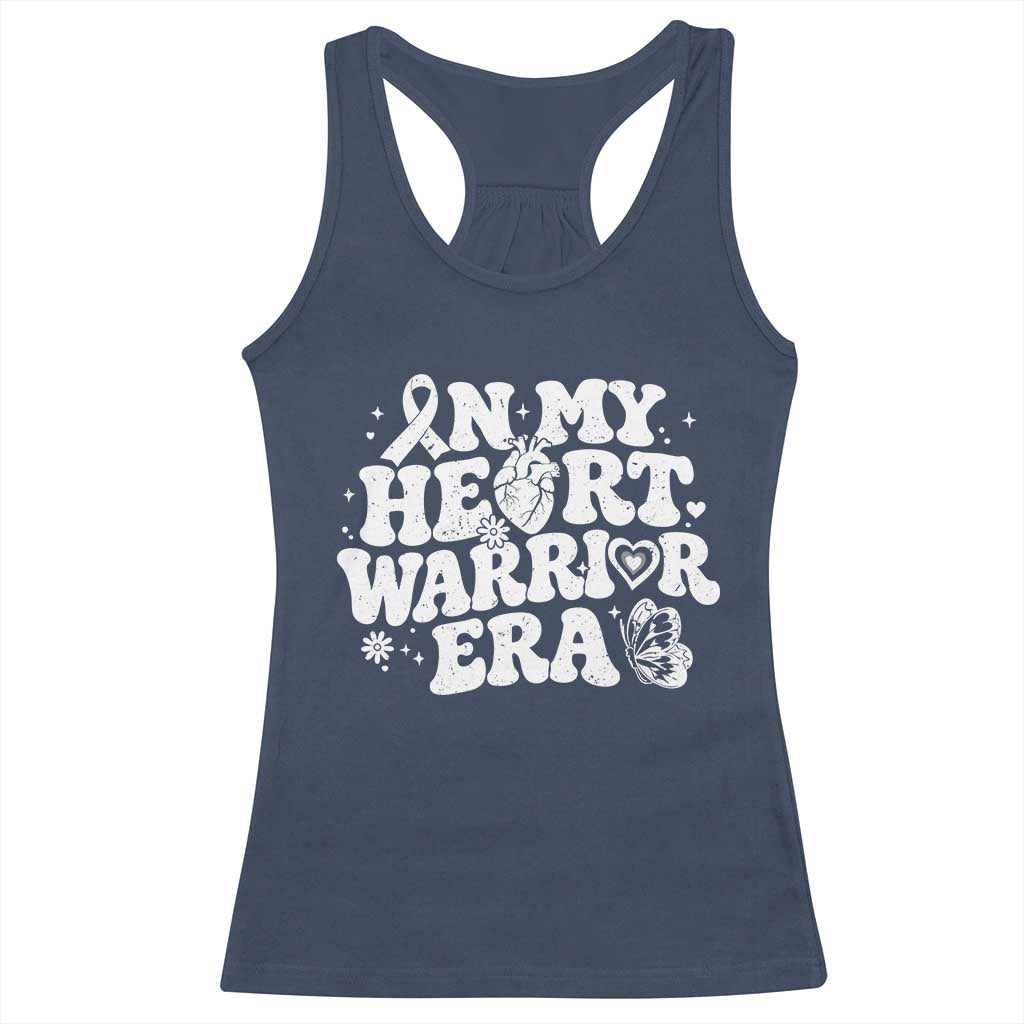 CHD Heart Disease Awareness Racerback Tank Top In My Heart Warrior Era