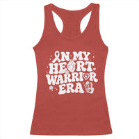 CHD Heart Disease Awareness Racerback Tank Top In My Heart Warrior Era