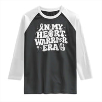 CHD Heart Disease Awareness Raglan Shirt In My Heart Warrior Era