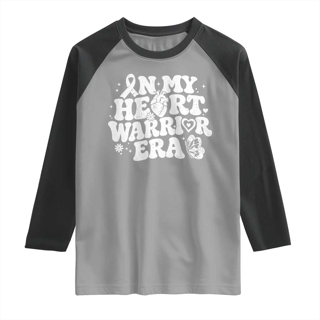 CHD Heart Disease Awareness Raglan Shirt In My Heart Warrior Era