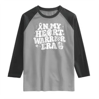 CHD Heart Disease Awareness Raglan Shirt In My Heart Warrior Era
