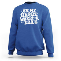 CHD Heart Disease Awareness Sweatshirt In My Heart Warrior Era