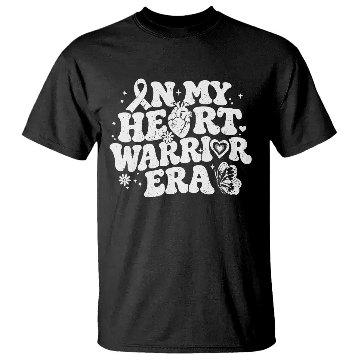 CHD Heart Disease Awareness T Shirt In My Heart Warrior Era