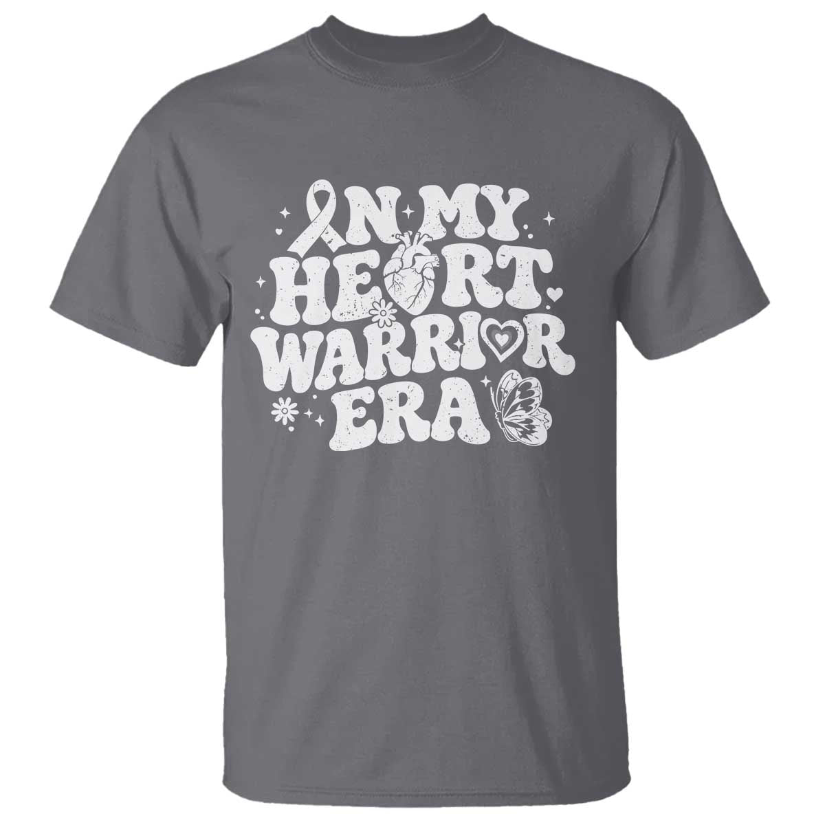 CHD Heart Disease Awareness T Shirt In My Heart Warrior Era