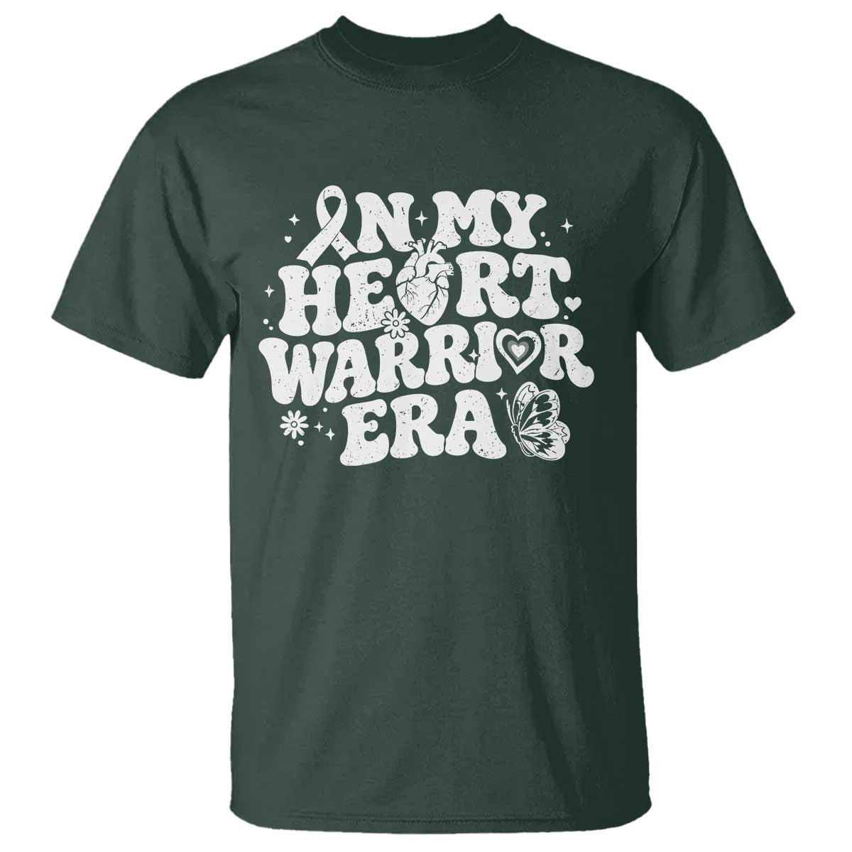 CHD Heart Disease Awareness T Shirt In My Heart Warrior Era