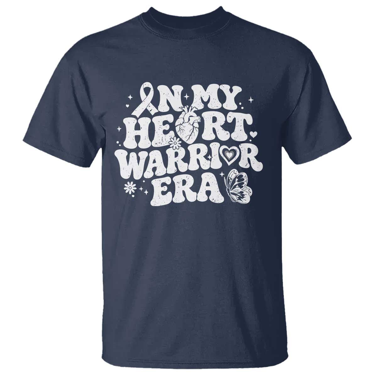 CHD Heart Disease Awareness T Shirt In My Heart Warrior Era