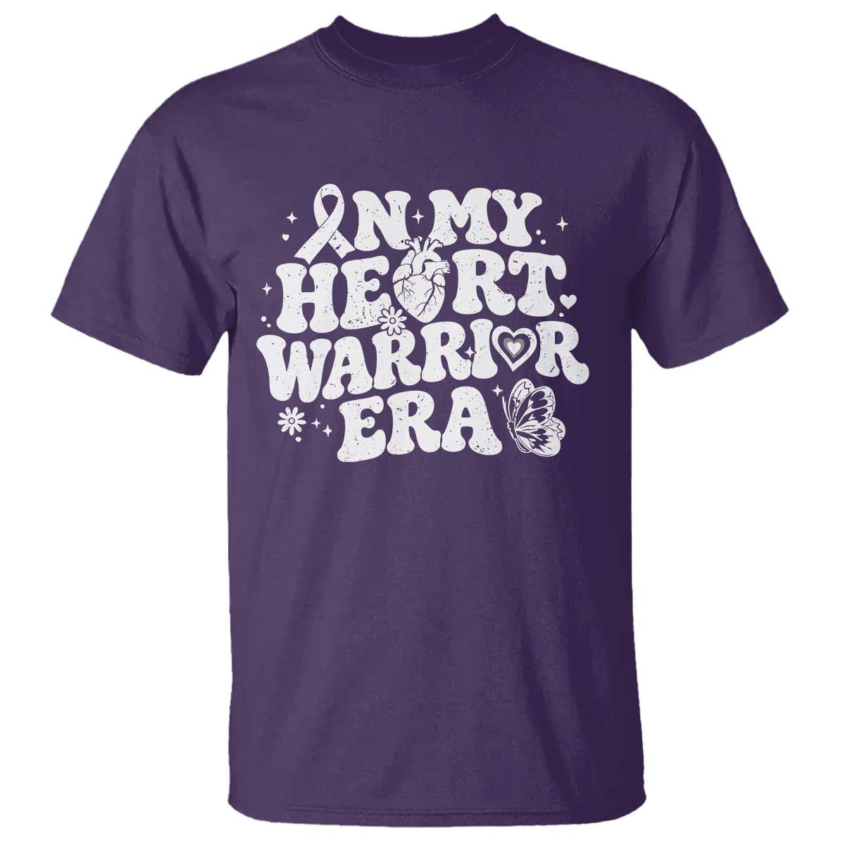 CHD Heart Disease Awareness T Shirt In My Heart Warrior Era