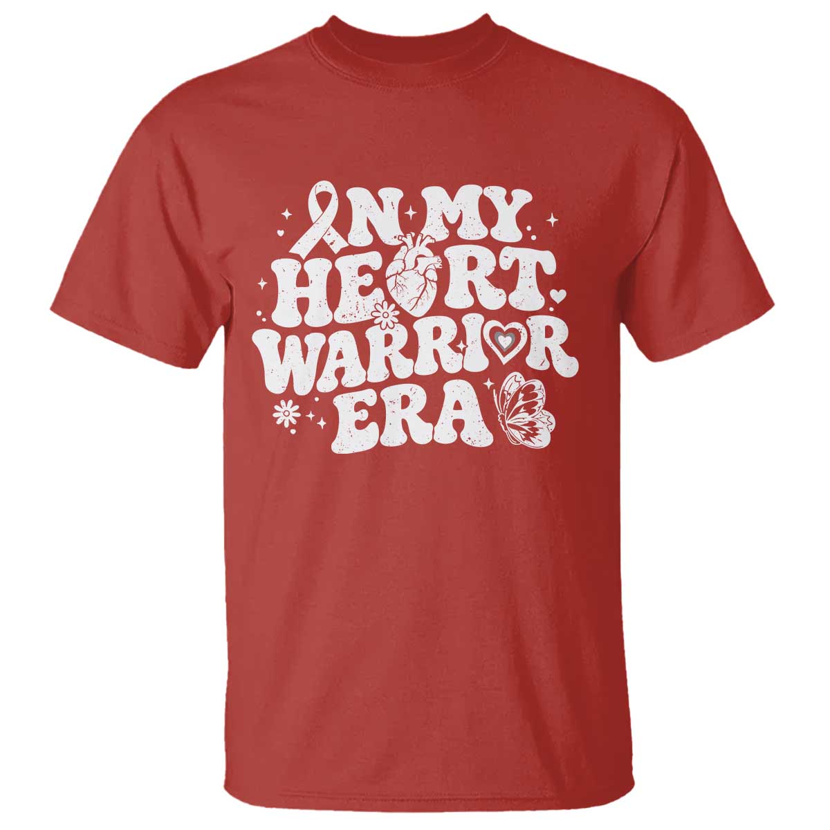 CHD Heart Disease Awareness T Shirt In My Heart Warrior Era