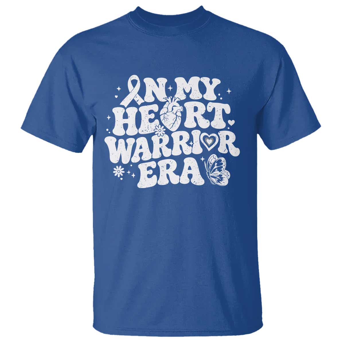 CHD Heart Disease Awareness T Shirt In My Heart Warrior Era