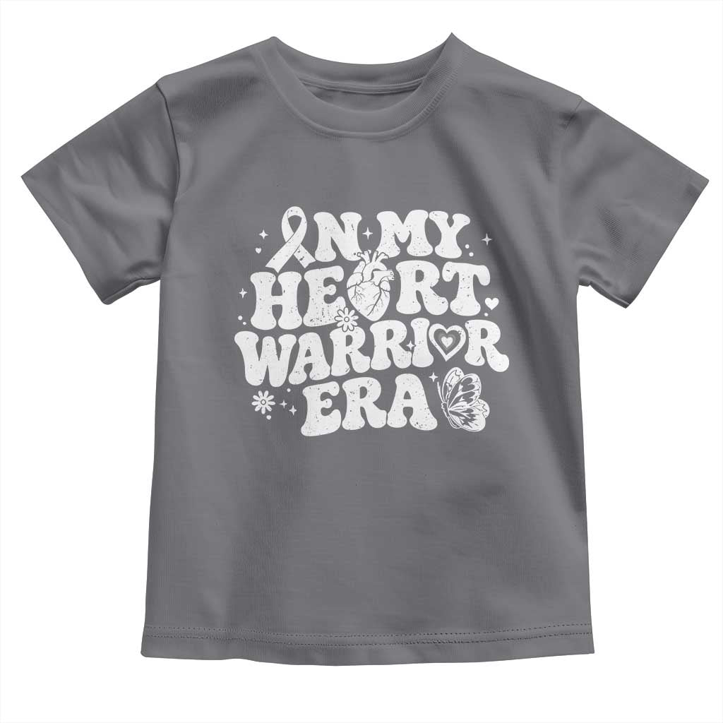 CHD Heart Disease Awareness Toddler T Shirt In My Heart Warrior Era