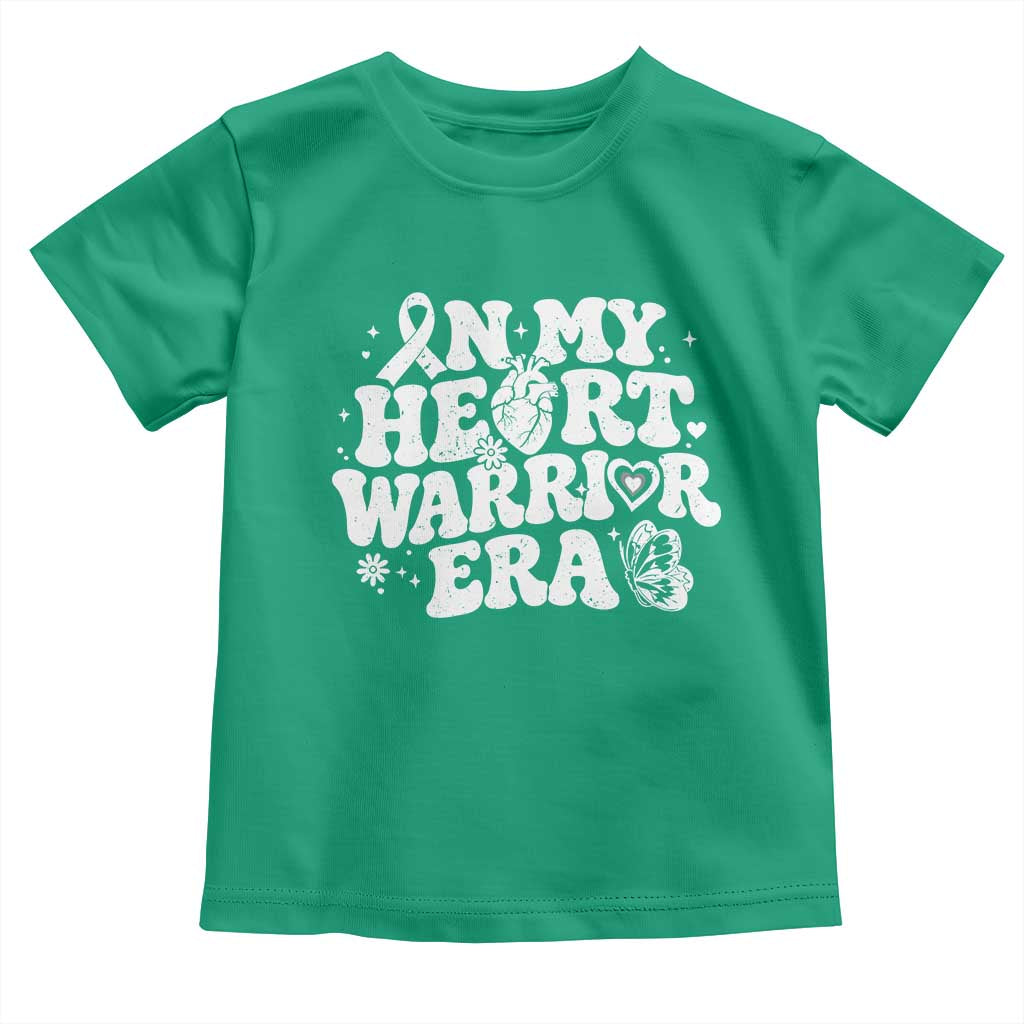 CHD Heart Disease Awareness Toddler T Shirt In My Heart Warrior Era