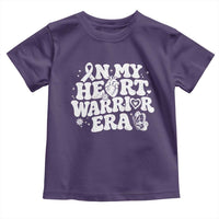 CHD Heart Disease Awareness Toddler T Shirt In My Heart Warrior Era