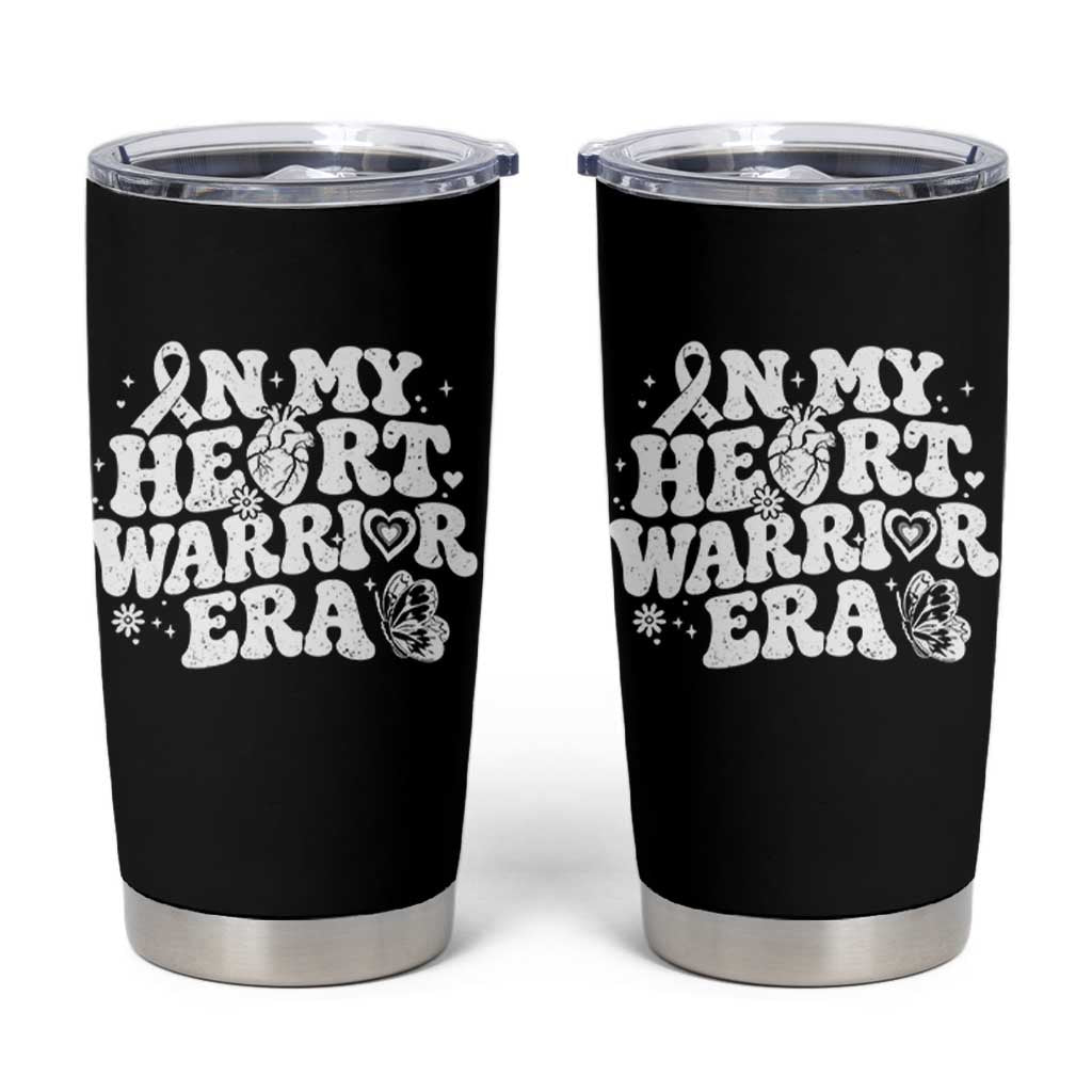 CHD Heart Disease Awareness Tumbler Cup In My Heart Warrior Era