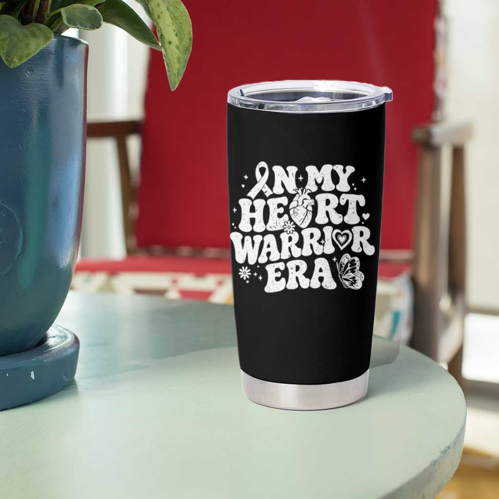 CHD Heart Disease Awareness Tumbler Cup In My Heart Warrior Era