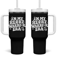 CHD Heart Disease Awareness Tumbler With Handle In My Heart Warrior Era
