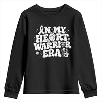 CHD Heart Disease Awareness Youth Sweatshirt In My Heart Warrior Era