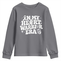 CHD Heart Disease Awareness Youth Sweatshirt In My Heart Warrior Era