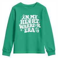 CHD Heart Disease Awareness Youth Sweatshirt In My Heart Warrior Era