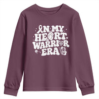 CHD Heart Disease Awareness Youth Sweatshirt In My Heart Warrior Era