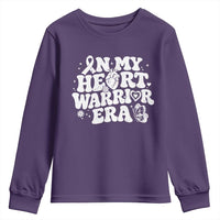 CHD Heart Disease Awareness Youth Sweatshirt In My Heart Warrior Era