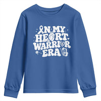 CHD Heart Disease Awareness Youth Sweatshirt In My Heart Warrior Era