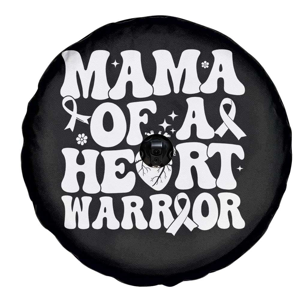 CHD Heart Disease Awareness Spare Tire Cover Heart Warrior Mama