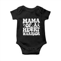 CHD Heart Disease Awareness Baby Onesie Heart Warrior Mama