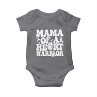 CHD Heart Disease Awareness Baby Onesie Heart Warrior Mama