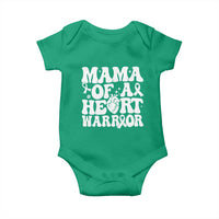 CHD Heart Disease Awareness Baby Onesie Heart Warrior Mama
