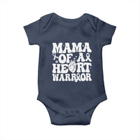 CHD Heart Disease Awareness Baby Onesie Heart Warrior Mama