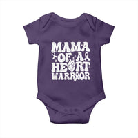 CHD Heart Disease Awareness Baby Onesie Heart Warrior Mama