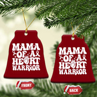 CHD Heart Disease Awareness Ceramic Ornament Heart Warrior Mama