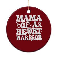 CHD Heart Disease Awareness Ceramic Ornament Heart Warrior Mama