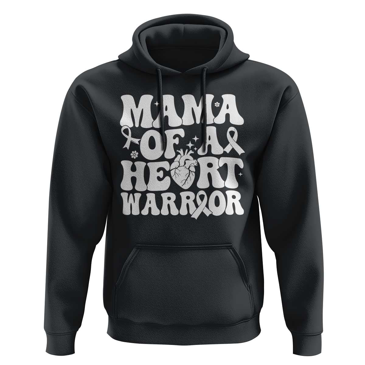 CHD Heart Disease Awareness Hoodie Heart Warrior Mama